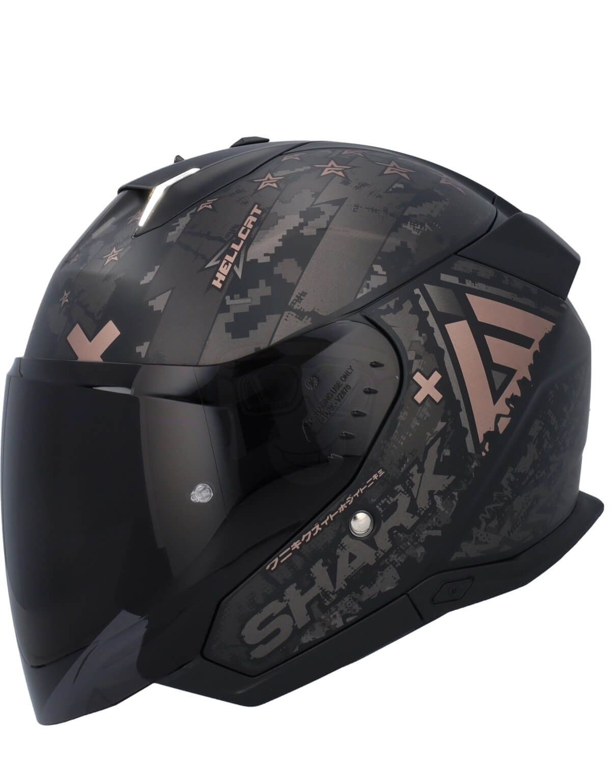 SHARK ジェットヘルメット ブラック Lサイズ 収納袋付き SHARK ジェットヘルメット ブラック Lサイズ 収納袋付き