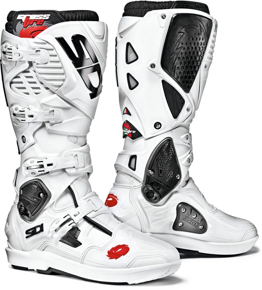 Sidi Crossfire 3 SRS White 203 - Worldwide Shipping!
