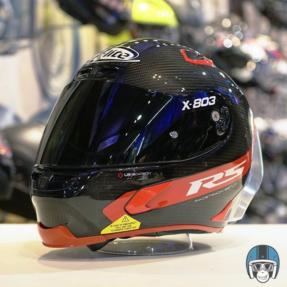 X-Lite X-803 RS ULTRA CARBON Hot Lap Red 013 - Worldwide Shipping!