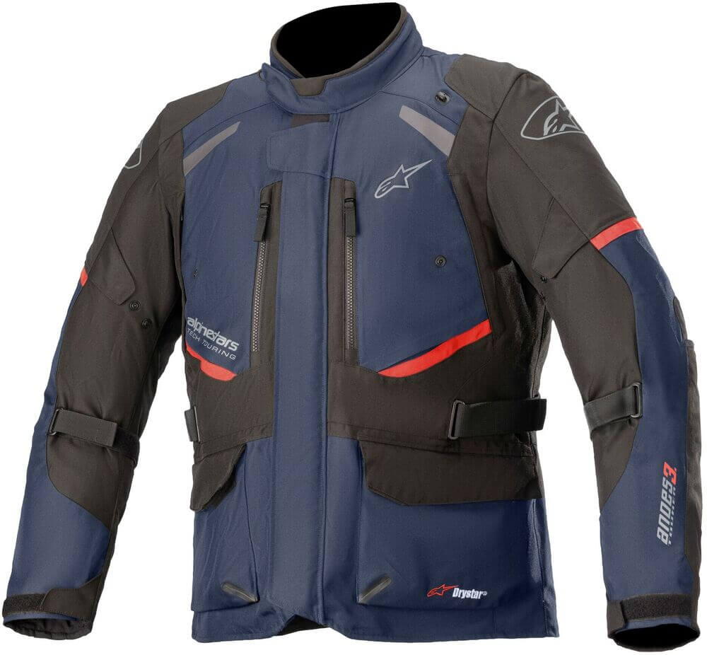 Alpinestars Andes V3 Drystar Jacket Blue 7109 Worldwide Shipping!