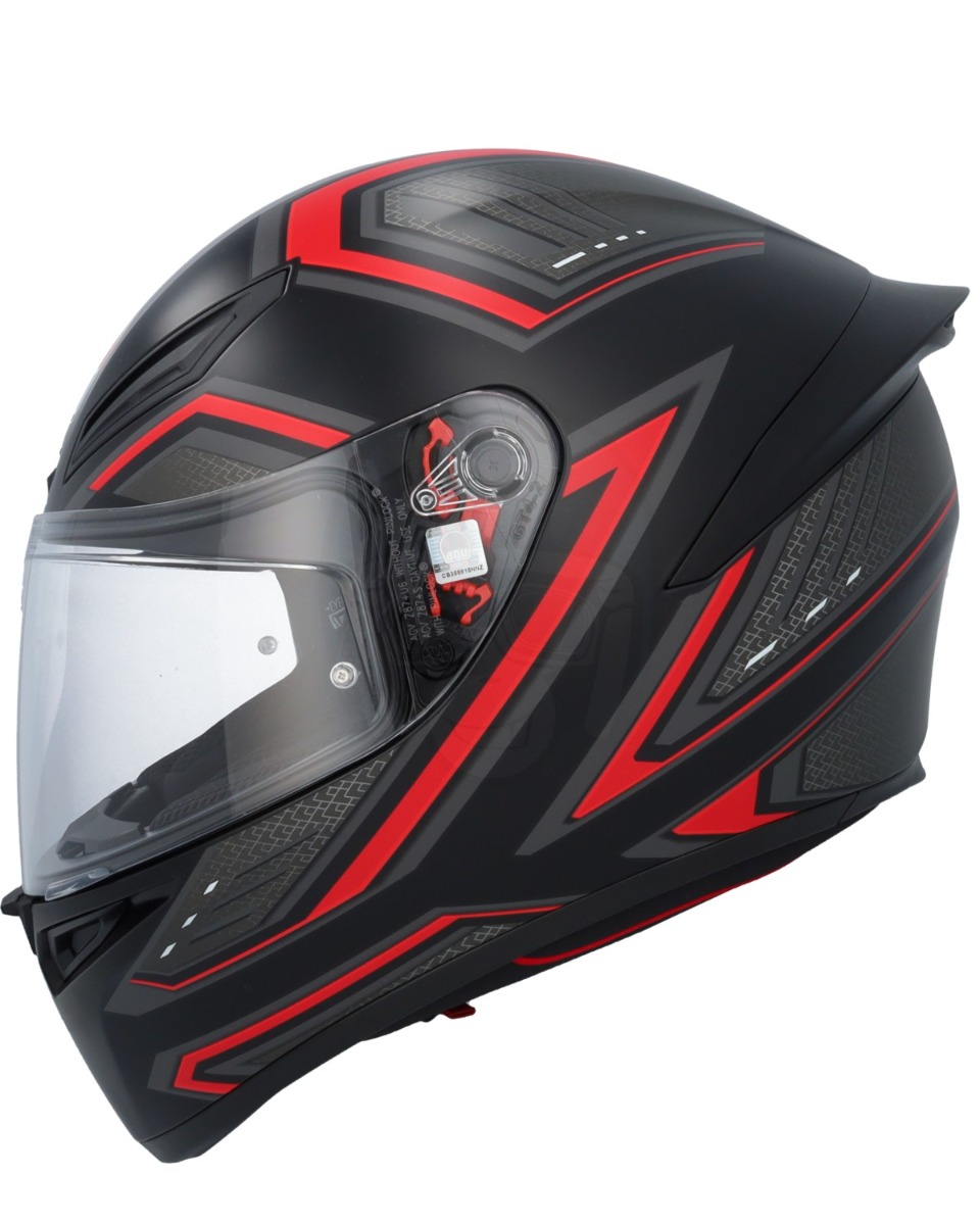 AGV K1 S マットブラック／レッド Amazon | AGV(エージーブイ) バイクヘルメット フルフェイス K1