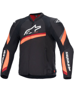 Alpinestars T-GP Plus R V4 Jacket Black Red Fluo 1030