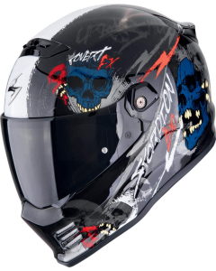 Scorpion COVERT FX Skullz  Black/Grey/Red