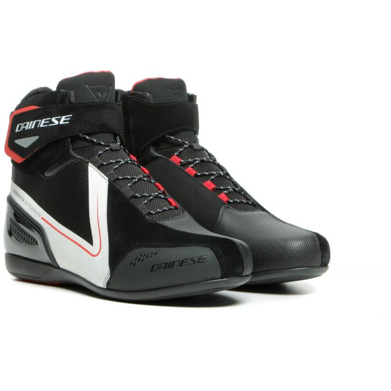 Counsel notification ecstasy Dainese Energyca D-WP Shoes Black/White/Lava Red A66 - Worldwide Shipping!