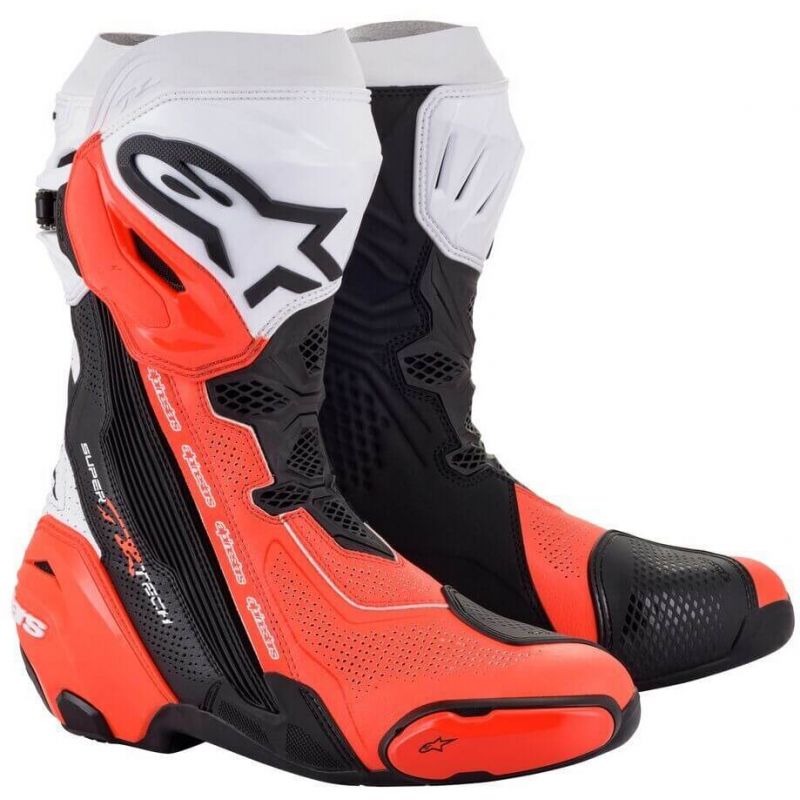Alpinestars Supertech R ホワイト/ブラック/25.5cm Buy Alpinestars Supertech R Black White New + Free Shipping