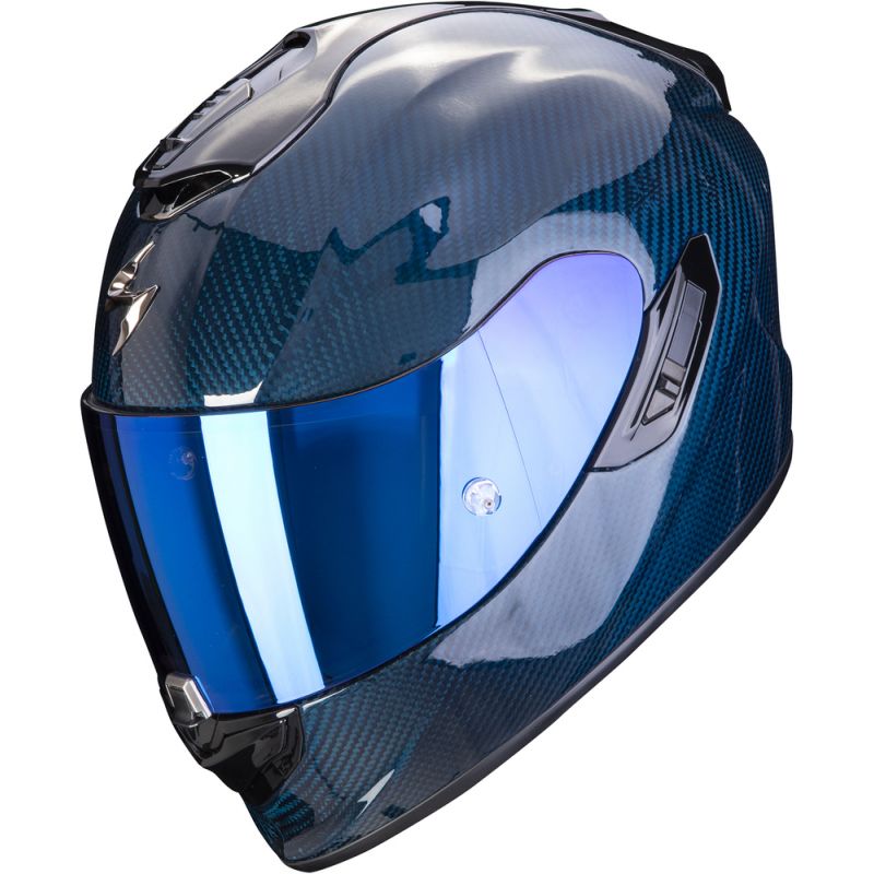 Scorpion Caschi Moto EXO-1400 Air Carbon Esprit Black-Blue 