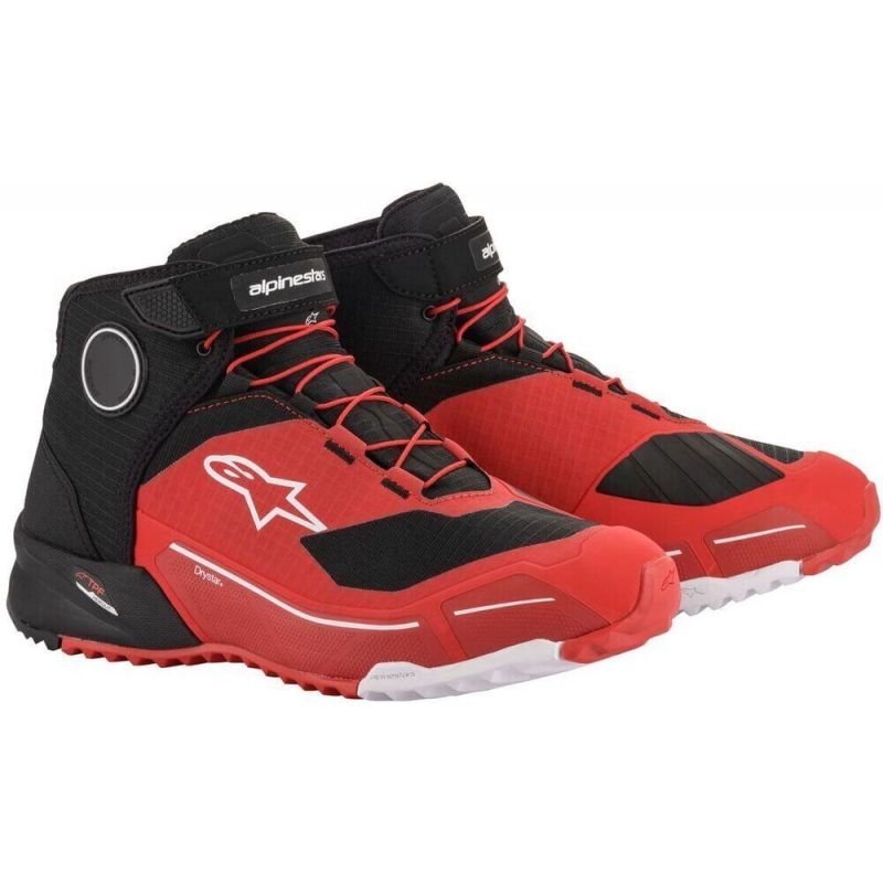 Alpinestars CR-X Drystar Riding Shoes Red 31 - Worldwide Shipping!
