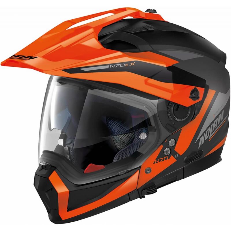Casco Nolan N70-2 X - Omologazione ECE 22-06, Design Classico, Taglia M - Foto 7