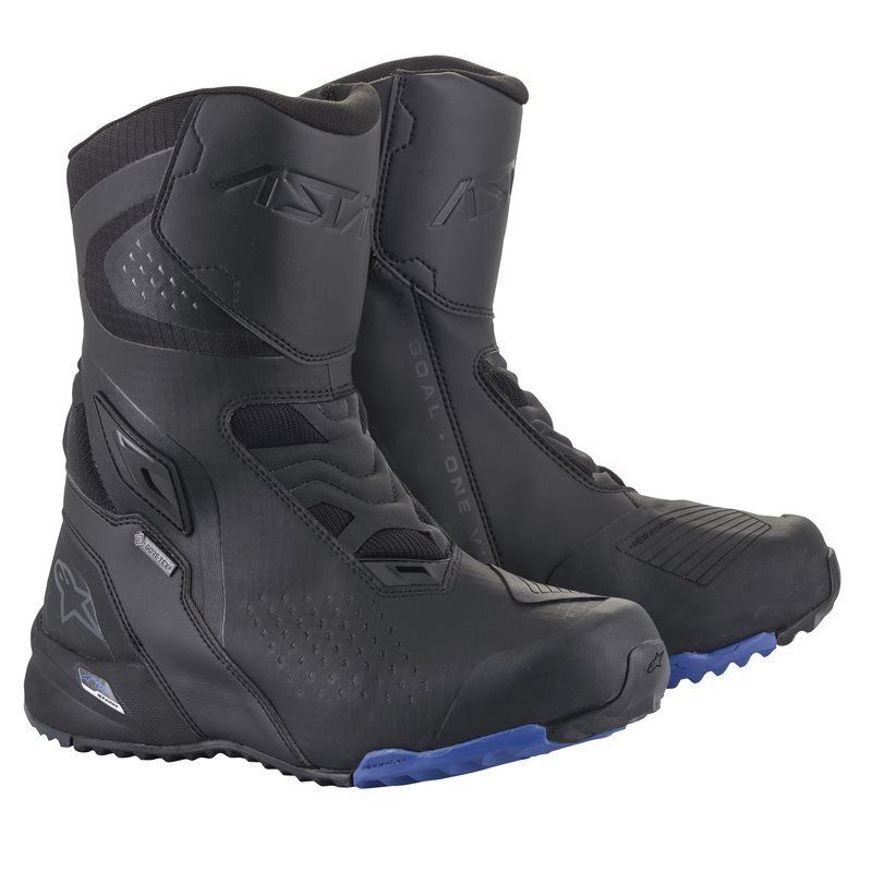 Alpinestars Rt 8 Gore Tex Boots Black Blue 17 Worldwide Shipping