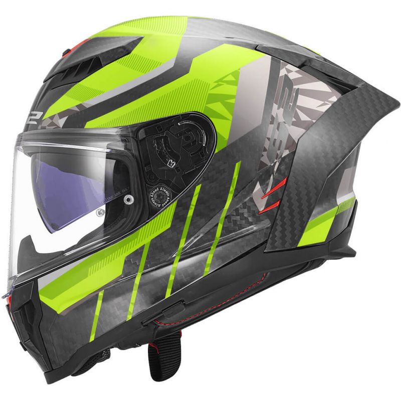 LS2  ARROW C EVO 蛍光イエロー LS2 Helmets Arrow Carbon EVO Helmet Sting Flo Hi-Viz Yellow