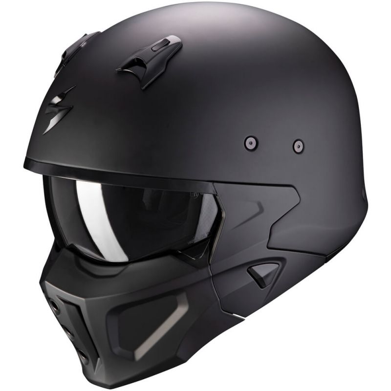Scorpion Covert X Solid Matt Black Worldwide Shipping