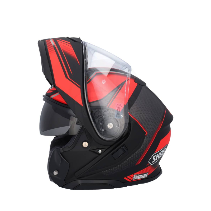 セキュリティ・セーフティ SHOEI NEOTEC3 GRASP TC-1 B+COMSX1 Shoei Neotec 3 Grasp Helmet - Sportbike Track Gear