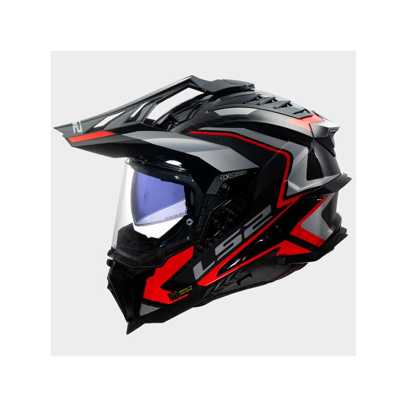 LS2 MX701 Explorer Carbon Frontier II Red - Worldwide Shipping!