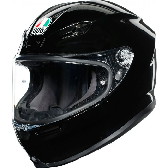 AGV K6 Glossy Black 001 - Worldwide 