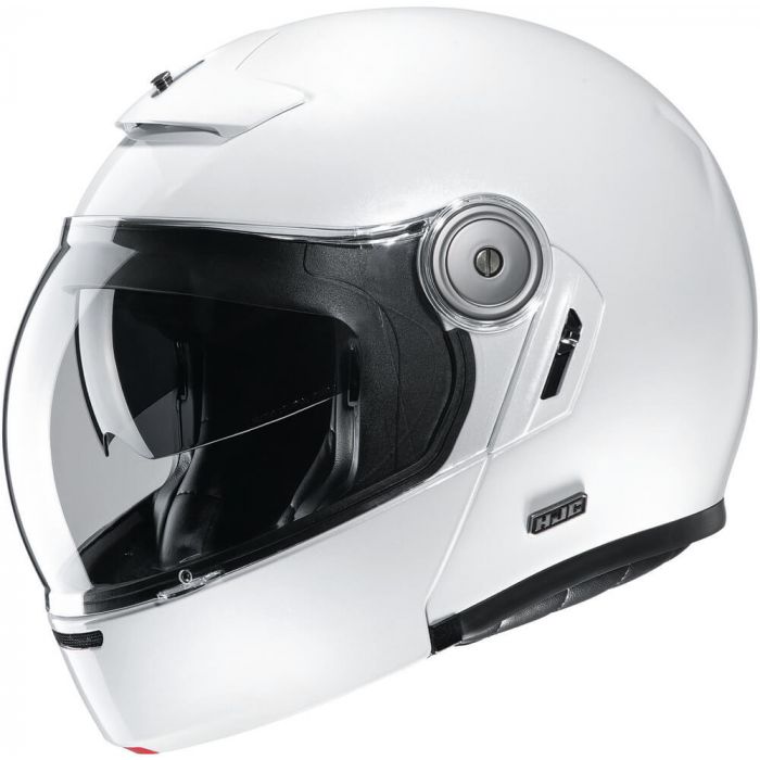 HJC V90 Glossy White 202 - Worldwide Shipping!