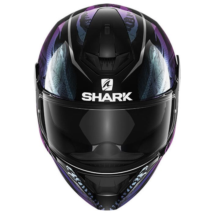 Shark unisex-adult Full Face DSKWAL 2 SHIGAN-Black/Violet/Glitter-XL Multi