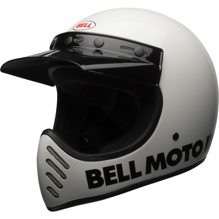 BELL Moto-3 Classic White - Worldwide Shipping!