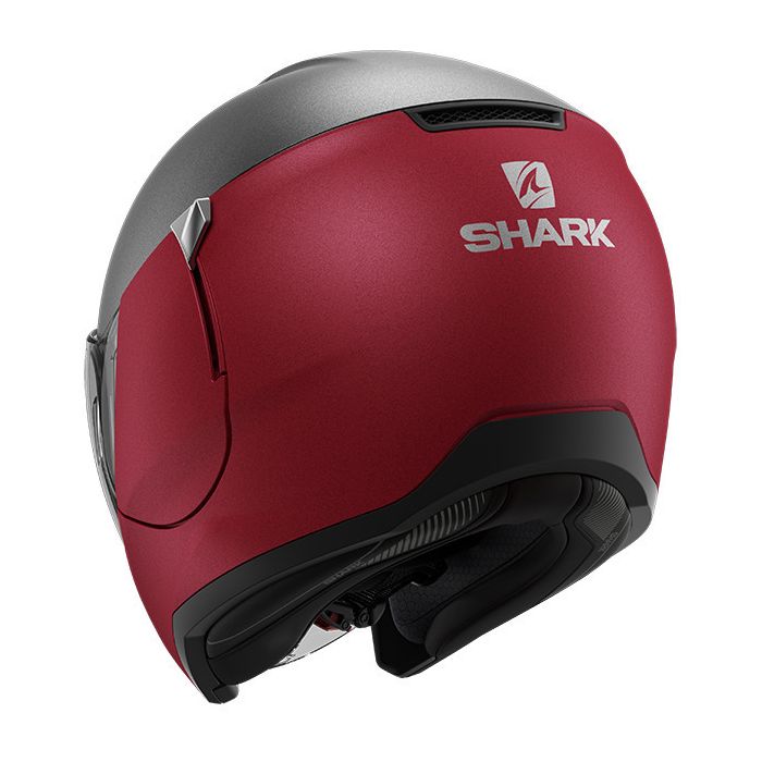 Shark Citycruiser Dual Matt Red Antracite Red Rar Worldwide Shipping