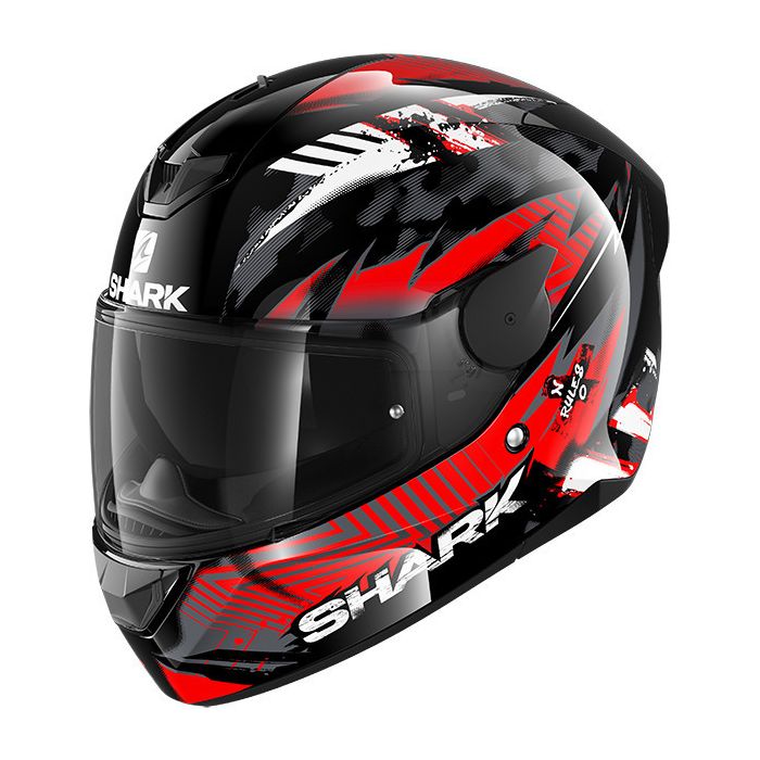 Shark D-Skwal 2 Penxa Black/Red/Antracite KRA - Worldwide Shipping!