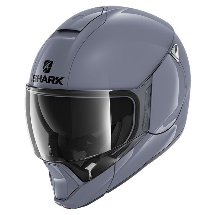 Shark Evojet Gloss Silver/Nardo S01 - Worldwide Shipping!