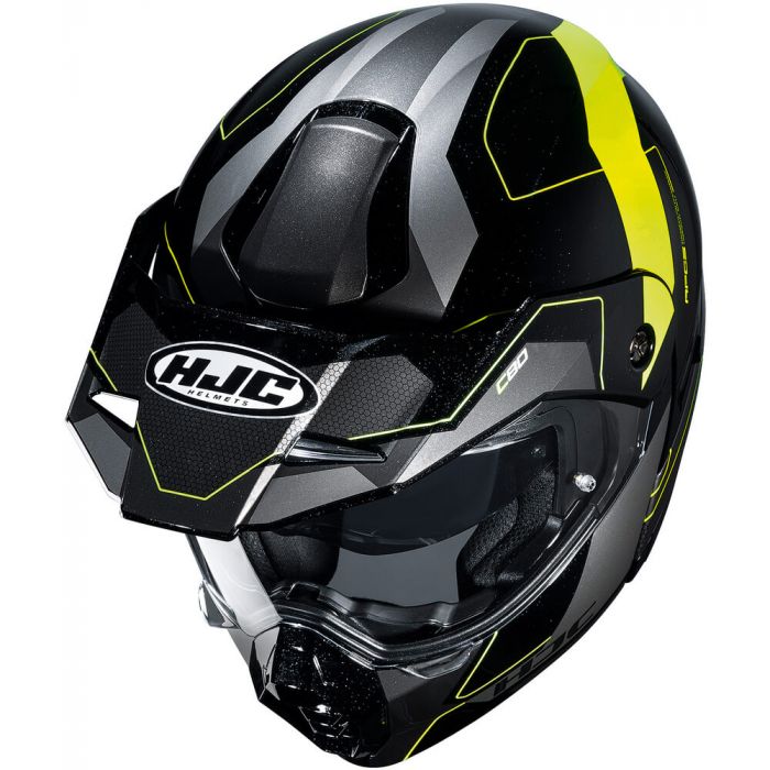 HJC C80 Rox Black/Yellow 178 - Worldwide Shipping!