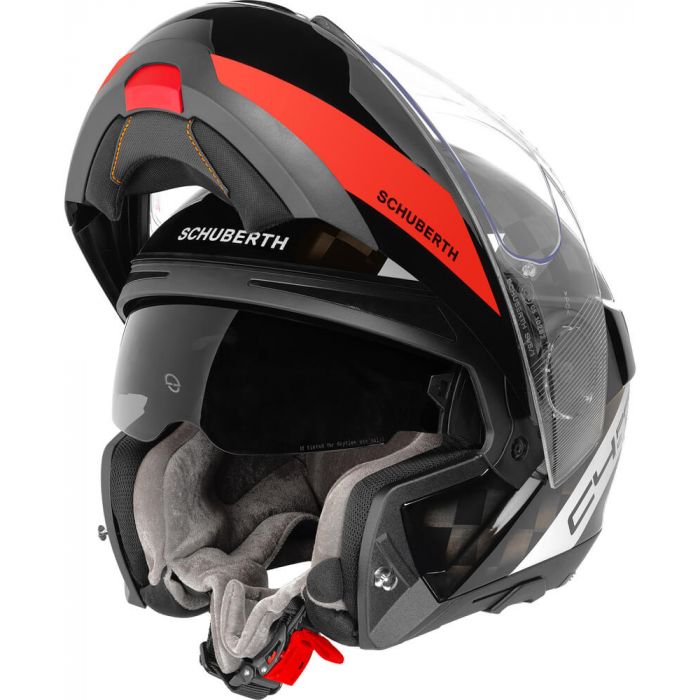 Schuberth C4 Pro Carbon Avio Black/Red 