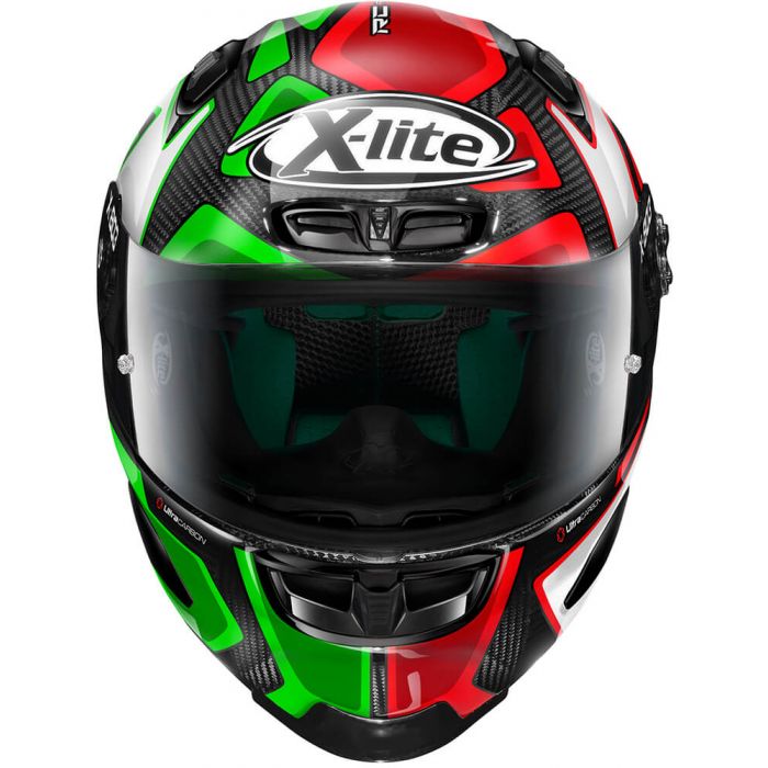X-Lite X-803 RS ULTRA CARBON Replica D.Petrucci Misano - Black/Red/White 28  - Worldwide Shipping!
