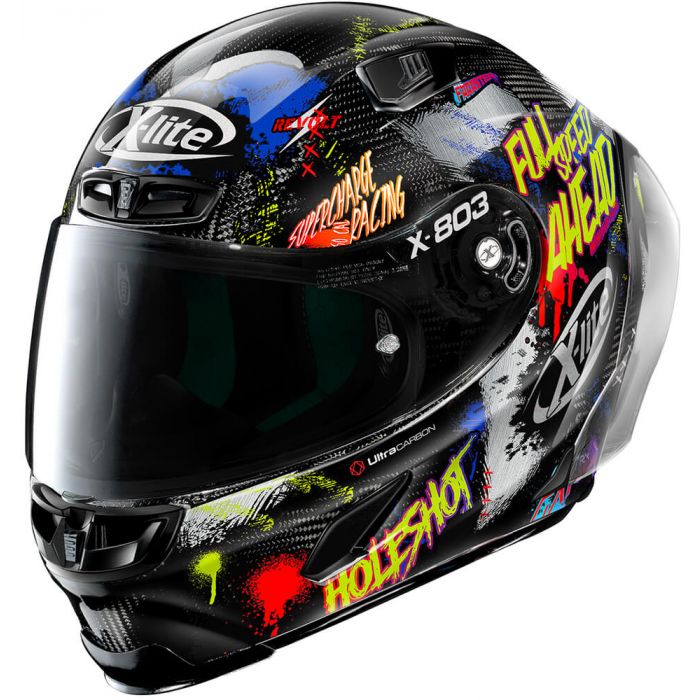 X-Lite X-803 RS ULTRA CARBON Holeshot Black/Yellow 34 - Worldwide Shipping!