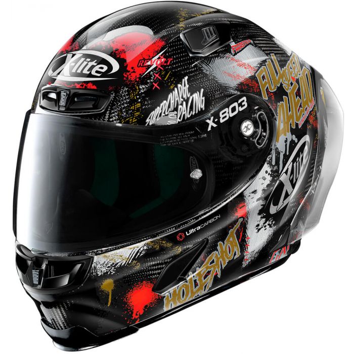 X-Lite X-803 RS ULTRA CARBON Holeshot Black/Gold/Red 35 - Worldwide  Shipping!