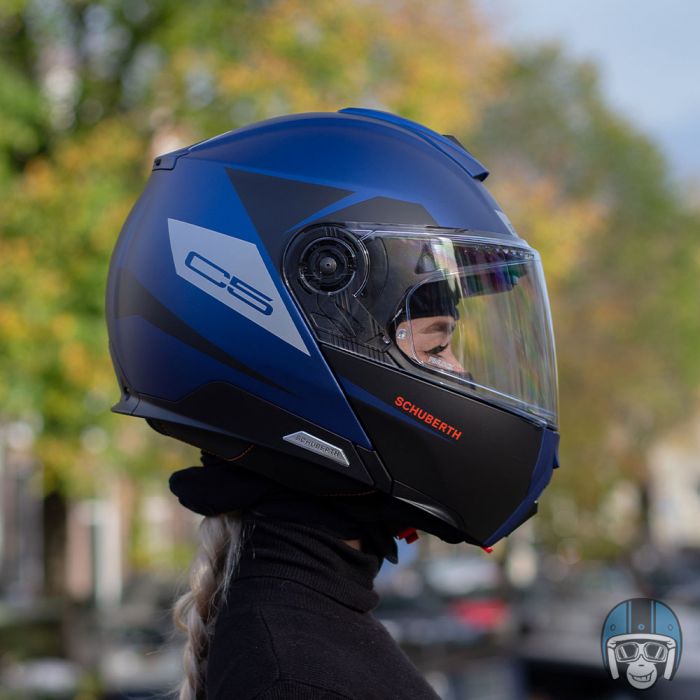 Schuberth C5 Glossy Silver 808 - Worldwide Shipping!