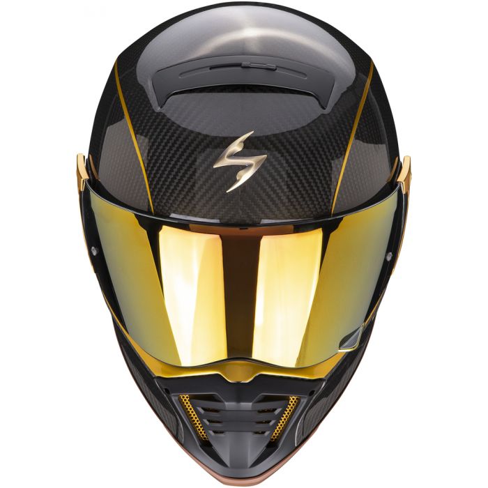 Black and cheap gold helmet