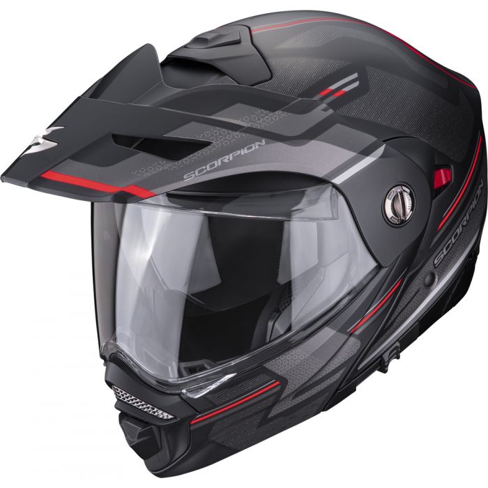 New Scorpian Boulevard Motorcycle Flip Up Helmet Matt Black with inetrnal visor 