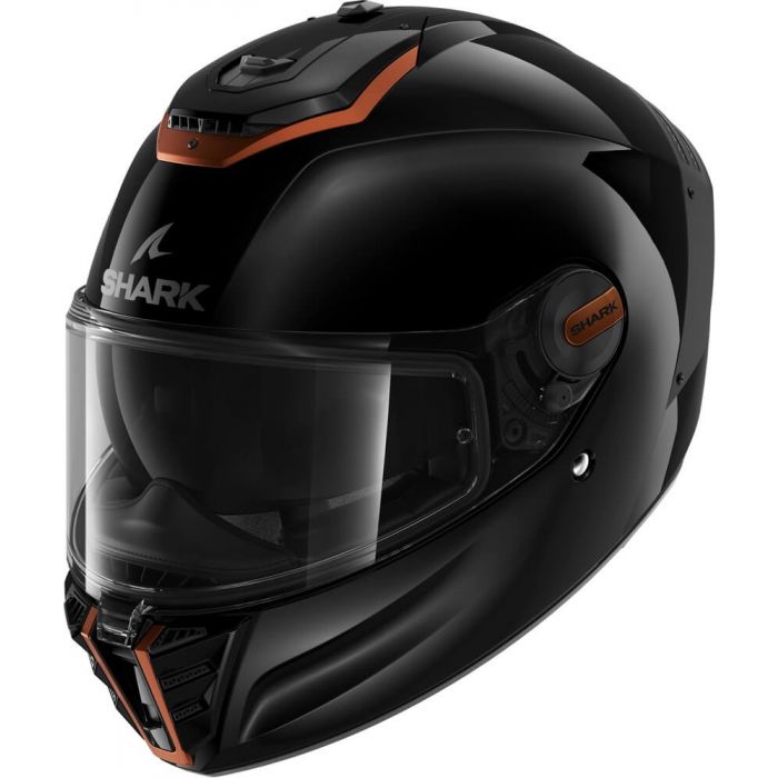 Shark Spartan RS Blank SP Black Cupper Black KCK - Worldwide Shipping!