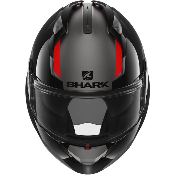 Shark Evo GT Sean Mat Anthracite Black Red AKR - Worldwide Shipping!