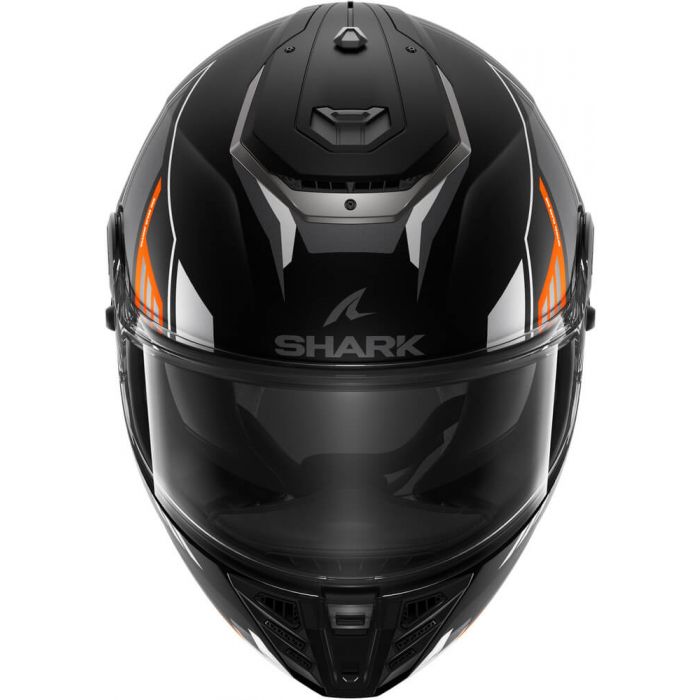 Shark Spartan RS Byhron Mat Black/Orange/Chrome KOU Shark Spartan RS Byhron Mat Black/Orange/Chrome KOU