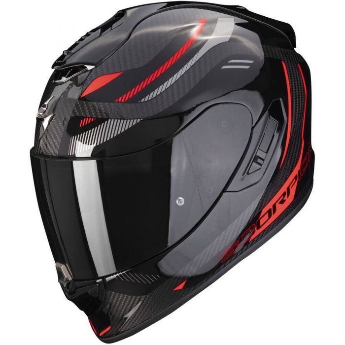 Scorpion EXO 1400 EVO Carbon Air Kydra Black Red Worldwide Shipping