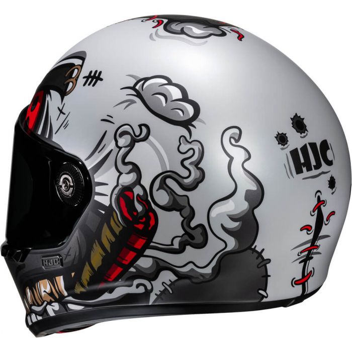 HJC V10 Vatt White/Grey - Worldwide Shipping!