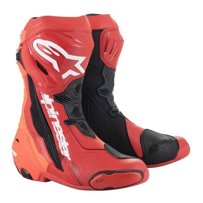 Alpinestars Supertech R 2021 Bright Red Red Fluo 3029 - Worldwide Shipping!