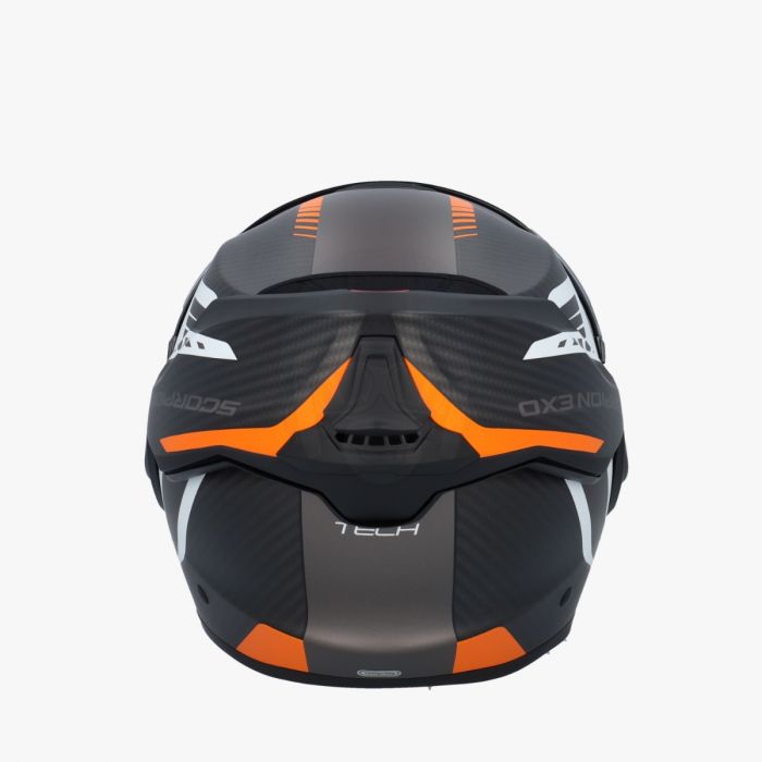 Scorpion Exo Orange Scorpion EXO-520 Evo Air Elan Helmet XS Black