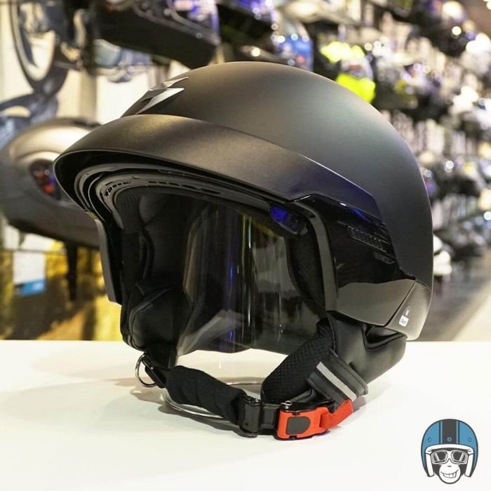 Scorpion EXO 100 MATT BLACK Open Face Motorcycle Helmet 
