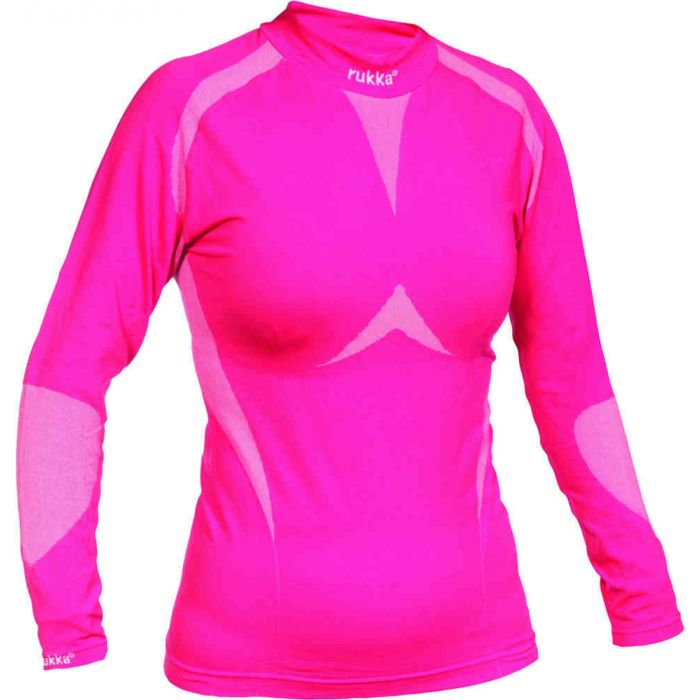 Rukka Seamless Max Ladies Shirt Pink 