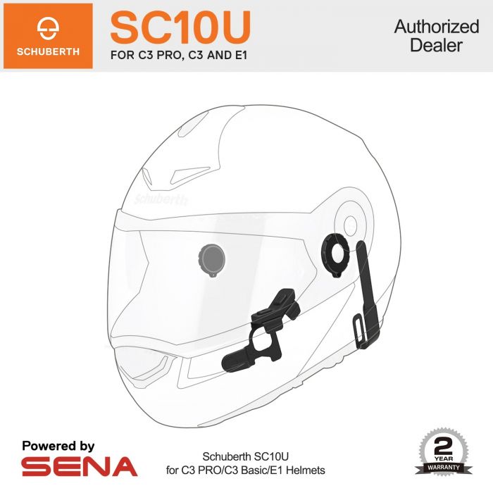 In dienst nemen dreigen Andrew Halliday Schuberth (Sena) SC10U for Schuberth C3/C3 Pro - Worldwide Shipping!