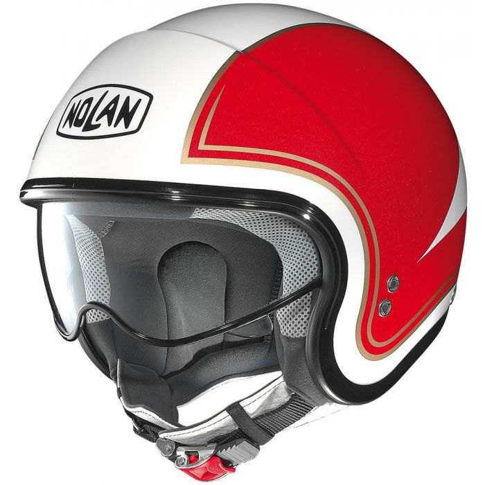 Nolan N21 Tricolore Metal White 31 - Worldwide Shipping!