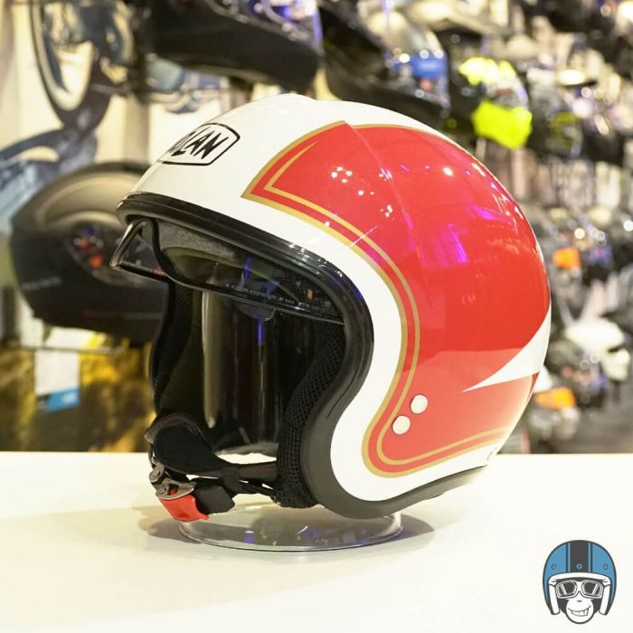 Nolan N21 Tricolore Metal White 31 - Worldwide Shipping!