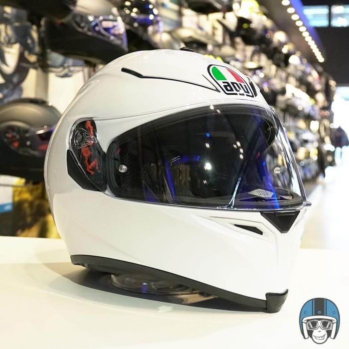CASCO JET MOTO AGV K-5 PEARL WHITE
