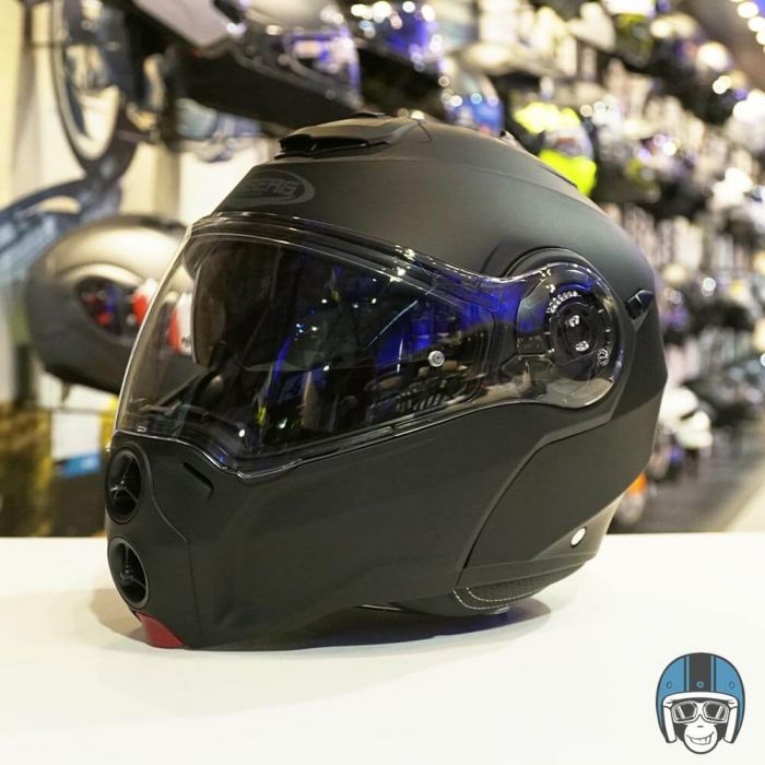 Caberg Droid Matt Black 111 - Worldwide Shipping!