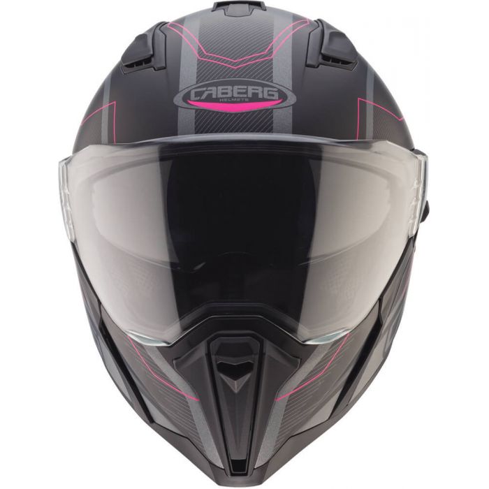 Caberg Jackal Supra Matt Black/Anthracite/Pink 186 - Worldwide Shipping!
