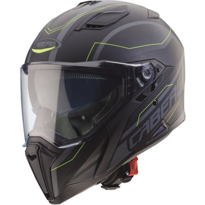 Caberg Jackal Supra Matt Black Anthracite Yellow Fluo 187 Worldwide Shipping