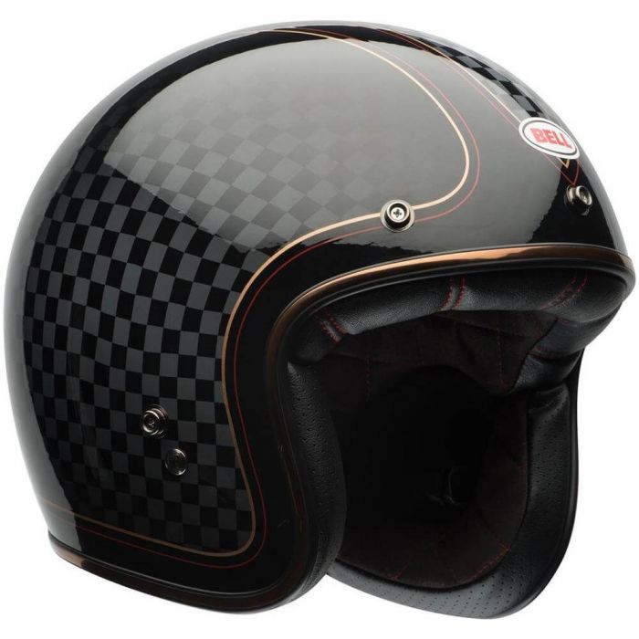 Bell Custom 500 Carbon DLX RSD Checkmate Capacete a jato - melhores preços  ▷ FC-Moto