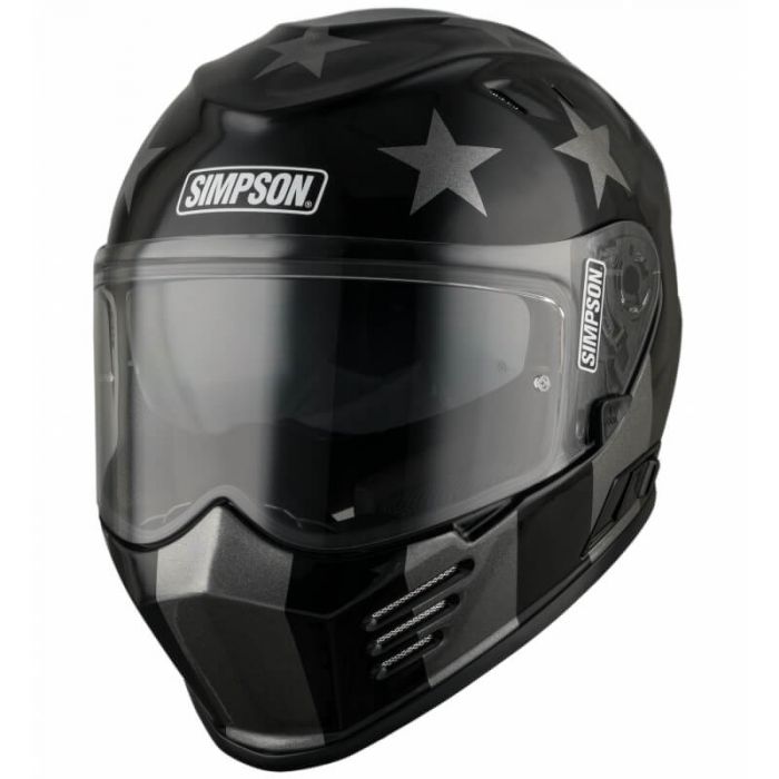 Simpson Venom Matt Black-Grey 